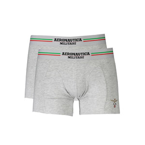 Aeronautica Militare Brown Cotton Men Boxer