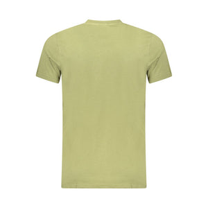 Cavalli Class Green Cotton Men T-Shirt