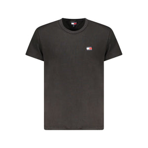 Tommy Hilfiger Black Cotton Men T-Shirt