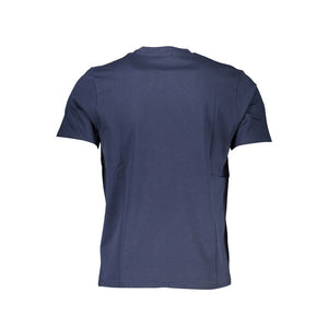 North Sails Blue Cotton Men T-Shirt