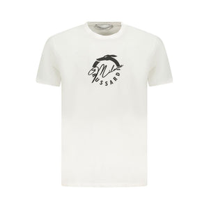 Trussardi White Cotton Men T-Shirt