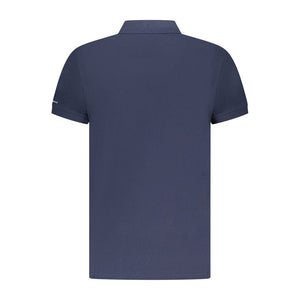 Trussardi Blue Cotton Men Polo Shirt