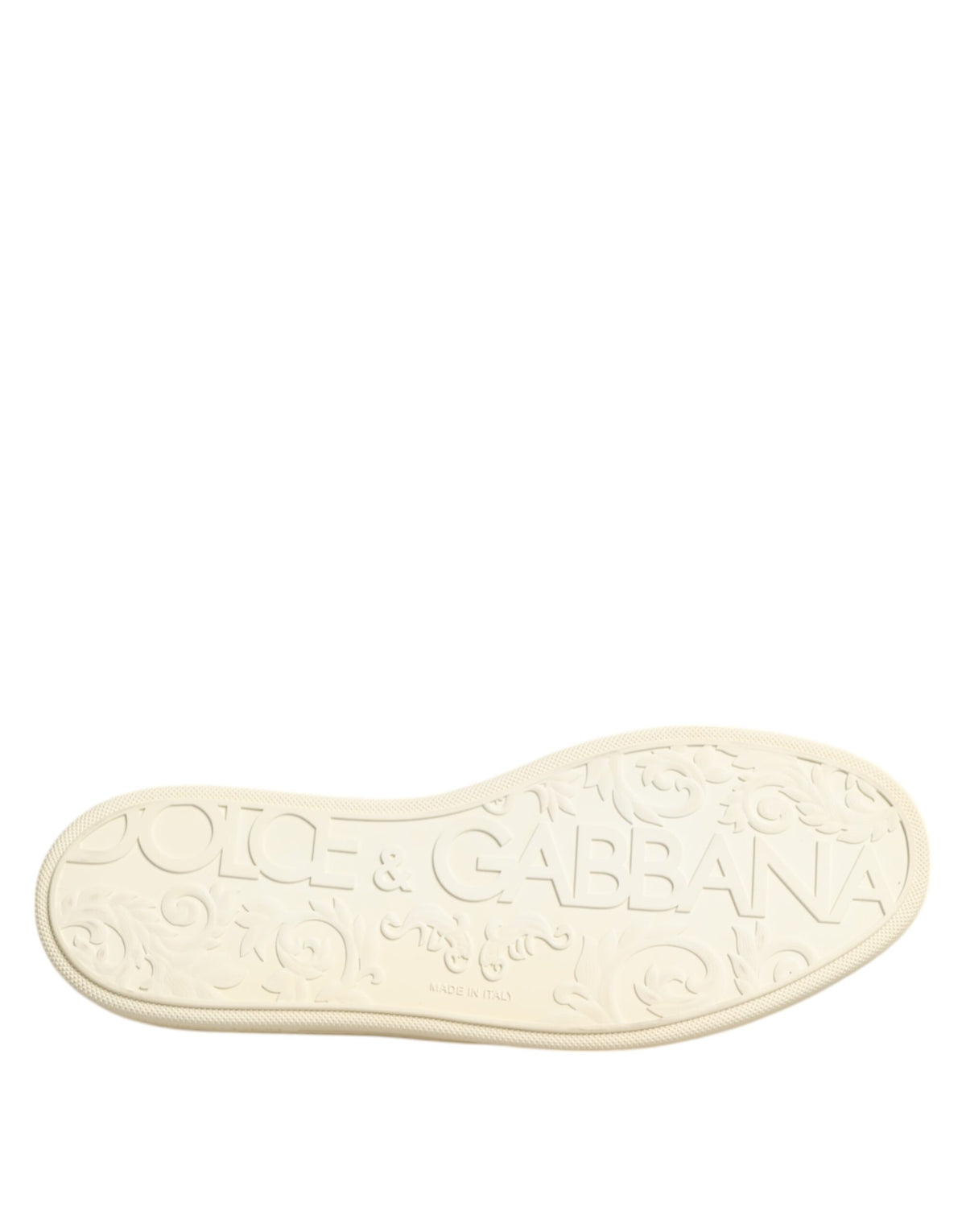 Dolce & Gabbana Black Leather Bee Crown Low Top Sneakers Shoes