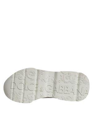 Dolce & Gabbana White Low Top Daymaster Men Sneakers  Shoes