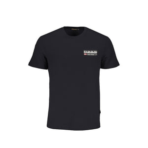 Napapijri Black Organic Cotton Men T-Shirt