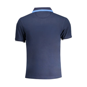 La Martina Blue Cotton Men's Polo Shirt