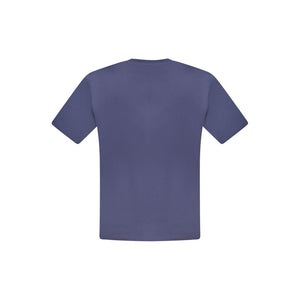 North Sails Blue Cotton Men T-Shirt