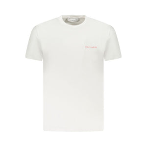 Trussardi White Cotton Men T-Shirt