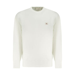Calvin Klein White Cotton Men Sweater