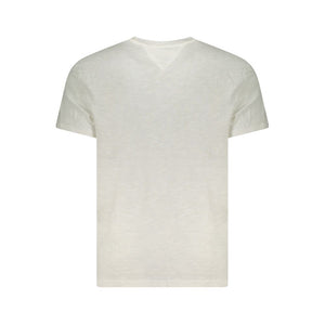Tommy Hilfiger White Cotton Men T-Shirt