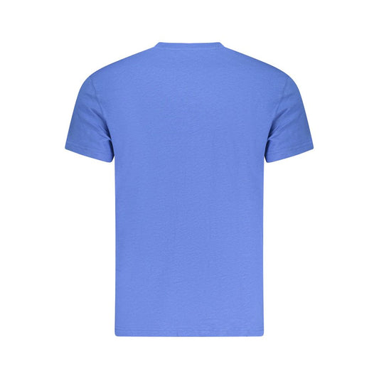 Tommy Hilfiger Blue Cotton Men T-Shirt