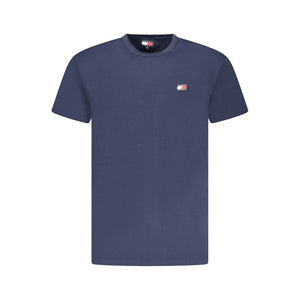 Tommy Hilfiger Blue Cotton Men T-Shirt