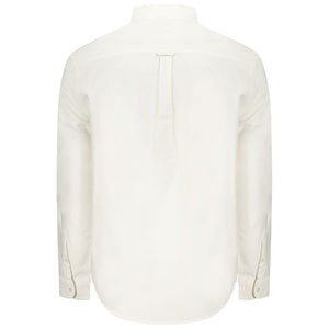 Tommy Hilfiger White Cotton Men Shirt
