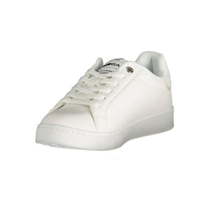 Gas White Polyester Women Sneaker