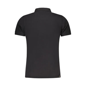 Accademia Militare Black Cotton Men's Polo Shirt