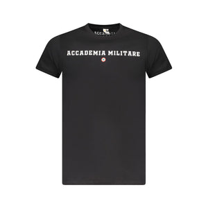 Accademia Militare Nero Cotton Men T-Shirt