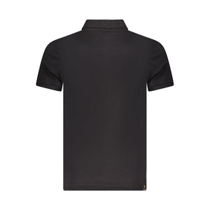 Accademia Militare Black Cotton Men's Polo Shirt