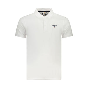 Accademia Militare White Cotton Mens Polo Shirt