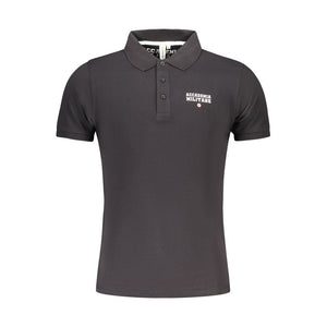 Accademia Militare Nero Cotton Men Polo
