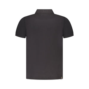 Accademia Militare Black Cotton Men's Polo Shirt