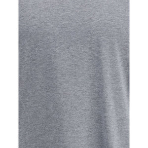 Brunello Cucinelli Gray Cotton T-Shirt