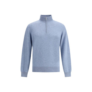 Brunello Cucinelli Light Blue Cashmere Cashmere Sweater