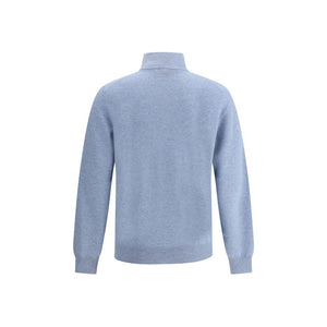 Brunello Cucinelli Light Blue Cashmere Cashmere Sweater