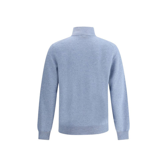 Brunello Cucinelli Light Blue Cashmere Cashmere Sweater