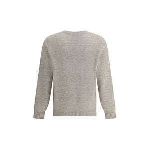 Brunello Cucinelli Gray Alpaca Vicugna Pacos Sweatshirt