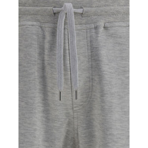Brunello Cucinelli Gray Cotton Joggers (Workout Pants)