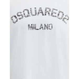 Dsquared² White Cotton T-Shirt