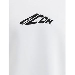Dsquared² White Cotton Sweatshirt