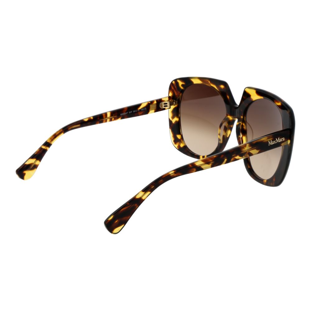 Max Mara Brown Plastic Sunglasses