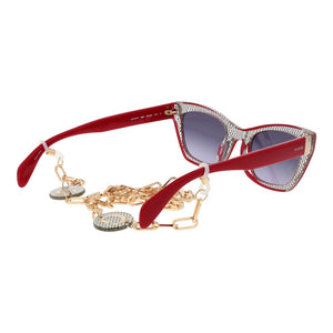 Guess Red Plastic Sunglasses