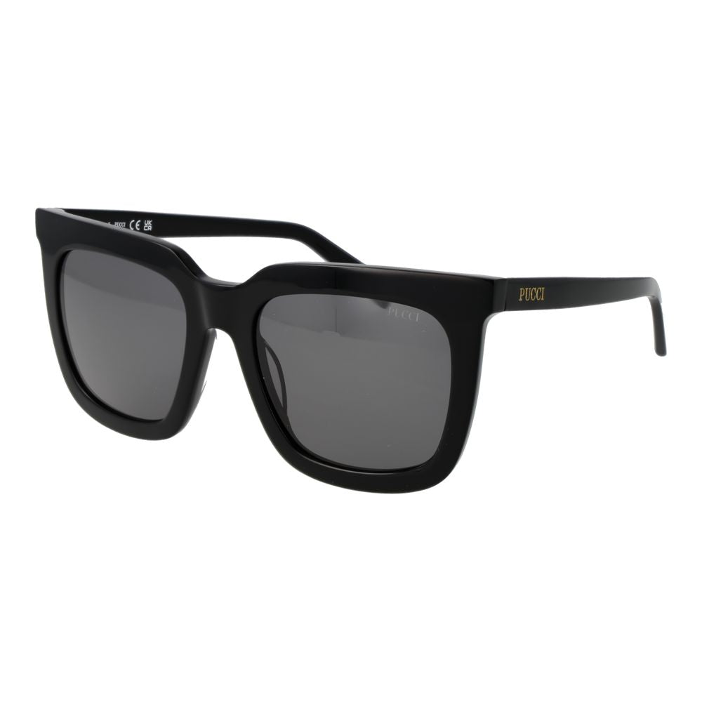 Emilio Pucci Black Acetate Sunglasses