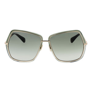 Max Mara Green Metal Sunglasses