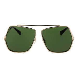 Max Mara Gold Metal Sunglasses