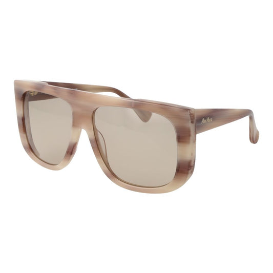 Max Mara Cream Acetate Sunglasses