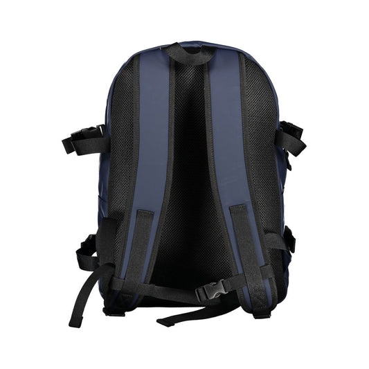 Tommy Hilfiger Blue Polyurethane Men Backpack