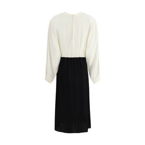 Crida Milano Multicolor Silk Casual Dress