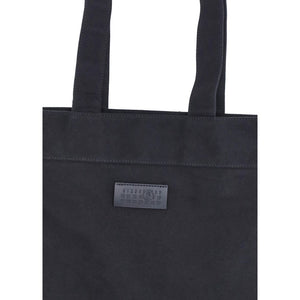 MM6 Black Cotton Shoulder Bag