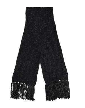 Dolce & Gabbana Black Cashmere Neck Warmer Wrap Shawl Scarf
