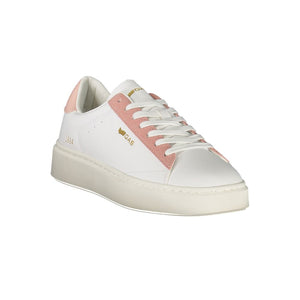 Gas White Polyester Women Sneaker