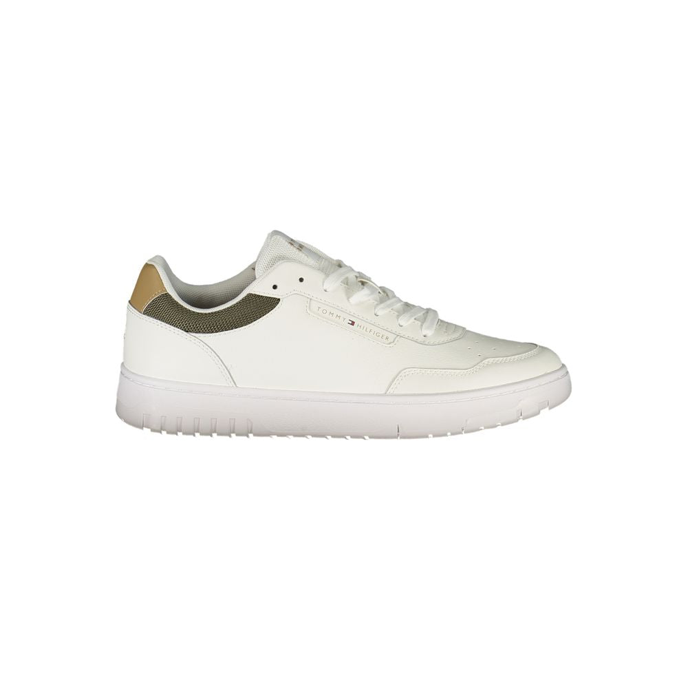 Tommy Hilfiger White Leather Men Sneaker