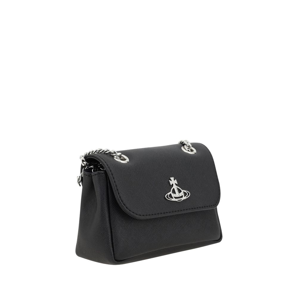 Vivienne Westwood Black Polyethylene Shoulder Bag