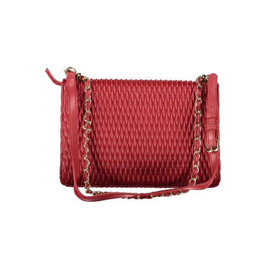 Mario Valentino Red Polyurethane Women Shoulder Bag