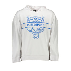 Plein Sport White Cotton Men's Sweater