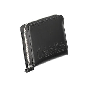 Calvin Klein Black Polyurethane Women Wallet