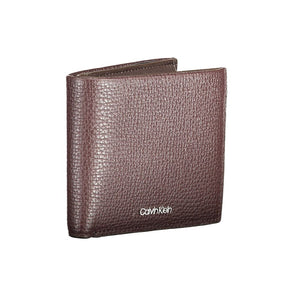 Calvin Klein Marrone Leather Men Wallet
