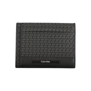 Calvin Klein Black Leather Mens Card Holder